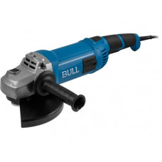 Двуручная углошлифмашина BULL WS 2303 в кор. 2200 Вт, 230 мм, 6600 об/мин, пылезащ., 4м кабель (5,1 кг, М14)