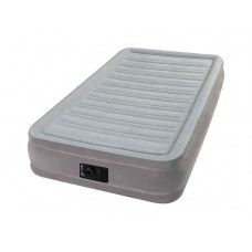 Надувная кровать Twin Comfort-Plush (Твин Комфорт-Плаш), 99х191х33 см, встр. электрич. насос, INTEX