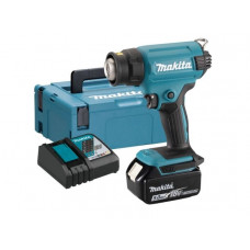 Аккум. термовоздуходувка LXT  DHG180RT1J MAKPAC  MAKITA (18.0 В, 1 акк., 5.0 А/ч Li-Ion, 550 град, кейс MakPac ,насадки. 1,з/у)