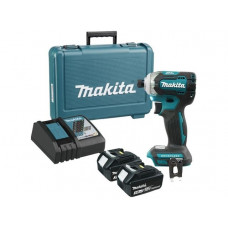 Аккум. шуруповерт MAKITA LXT DTD 170 RFE в чем. (18.0 В, 2 акк., 3.0 А/ч Li-Ion, 4 скор., 170 Нм, шурупы до 13 мм)
