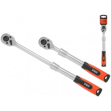 Трещотка 1/2" 72зуб. 300-450мм телескоп. PRO STARTUL (PRO-47012)
