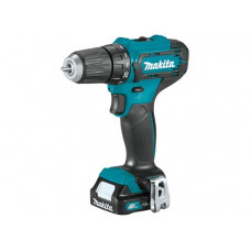 Аккум. дрель-шуруповерт MAKITA CXT DF 333 DWYE в чем. (12.0 В, 2 акк., 1.5 А/ч Li-Ion, 2 скор., 30 Нм, шурупы до 8 мм)