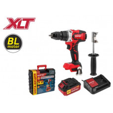 Аккум. дрель-шуруповерт WORTEX BD 2030 Dli в чем. ALL1 XLT SET БЕСЩЕТ., 18 В, 80 Н*м, 1х4 А*ч, БЗ (шурупы до 13 мм)