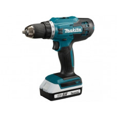 Аккум. дрель-шуруповерт MAKITA LXT DF 488 DWE в чем. (18.0 В, 2 акк., 1.5 А/ч Li-Ion, 2 скор., 42 Нм, шурупы до 10 мм, G-series)