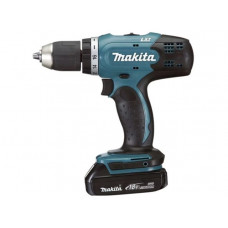 Аккум. дрель-шуруповерт MAKITA LXT DDF 453 SYX5 в кор. (18.0 В, 1 акк., 1.5 А/ч Li-Ion, 2 скор., 42 Нм, шурупы до 10 мм)
