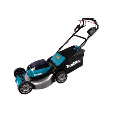 Газонокосилка аккумуляторная MAKITA LXT DLM 532 Z (18.0 В, БЕЗ АККУМУЛЯТОРА, самоходная, шир. 530 мм, выс. 20-100 мм, пластм. корпус, мульчир.,)