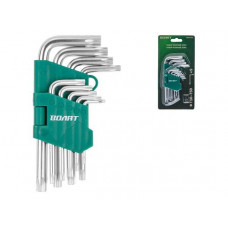 Набор ключей Torx T10-T50 9шт коротких ВОЛАТ