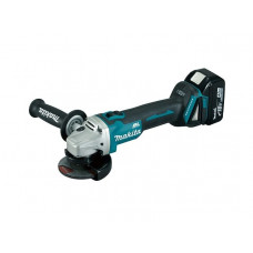 Аккум. углошлифмашина MAKITA LXT DGA 508 RME в чем. (18.0 В, 2 акк., 4.0 А/ч, Li-Ion, диск 125х22.0 мм, вибро)